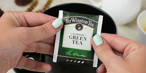 Fazendo um toner com chá verde