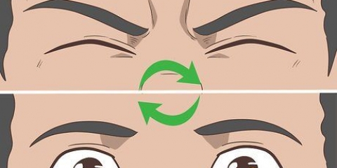 Pare uma pálpebra contraindo