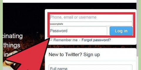 Excluir uma conta do twitter