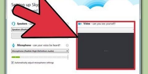 Fazer uma chamada de vídeo no skype