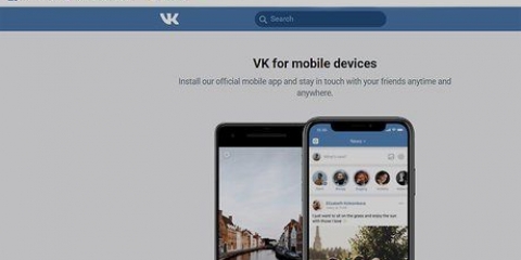 Criar uma conta vk