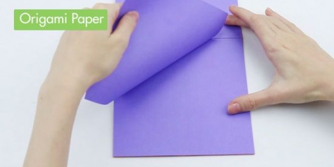 Fazendo um pássaro voador de origami