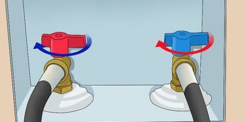 Desligue uma máquina de lavar