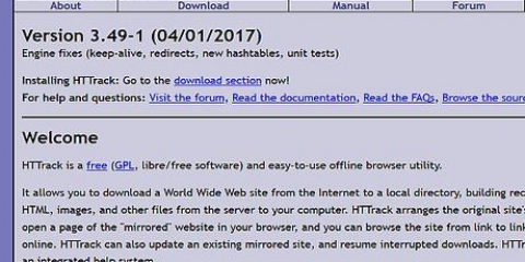 Baixe um site