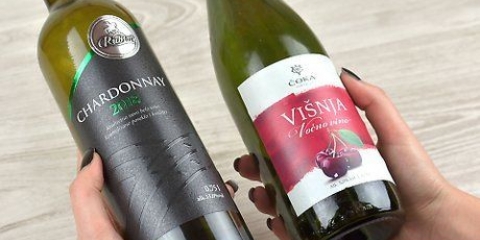 Usando uma garrafa de vinho para regar uma planta
