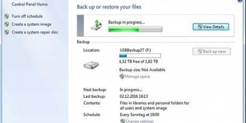 Redefinição de fábrica de um computador com windows 7