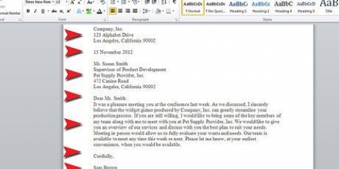 Escreva uma carta comercial