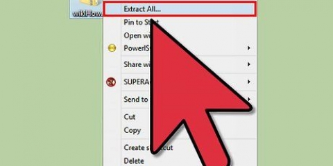 Extraia um arquivo zip
