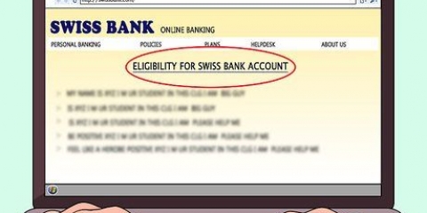 Abra uma conta bancária na suíça