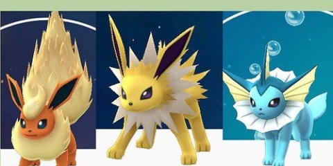 Eevee evolui em todas as suas evoluções