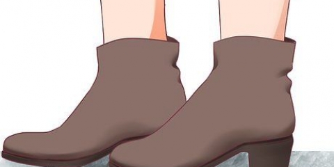 Usando botas de tornozelo