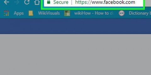 Usando o facebook