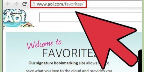 Mover favoritos na aol