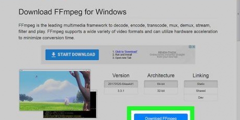 Instale o ffmpeg para windows