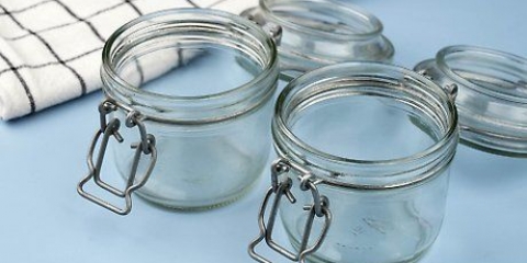 Esterilize garrafas e frascos para conservas