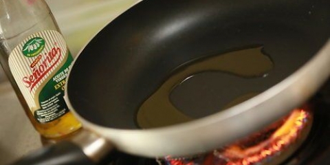 Fritando camarão