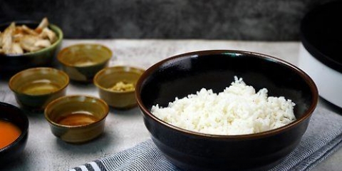 Fazendo arroz frito