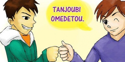 Dizendo feliz aniversário em japonês