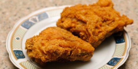 Reaquecendo o frango frito