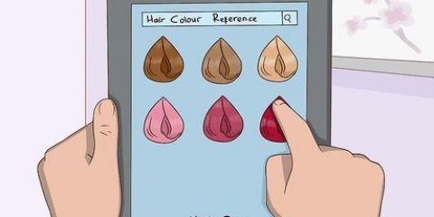Faça listras coloridas no cabelo