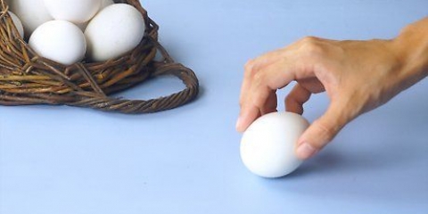 Mantendo ovos cozidos e não cozidos separados
