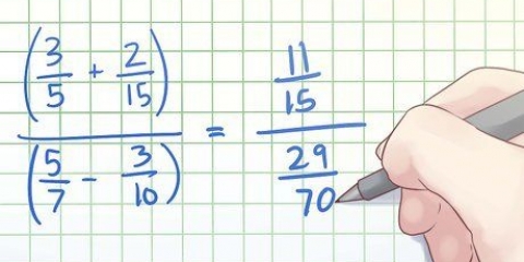 Simplifique as frações empilhadas