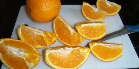 Fazendo casca de laranja açucarada