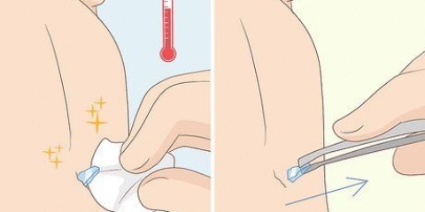 Remova o vidro do seu pé
