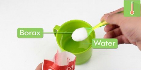 Fazendo slime com glitter