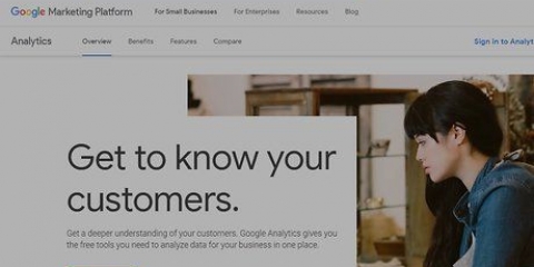 Usando o google analytics