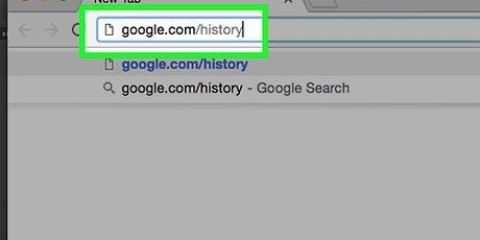 Verificação do histórico do google