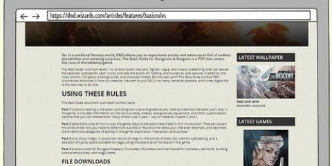 Jogue dungeons and dragons de graça