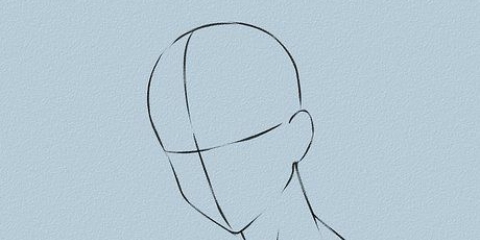 Desenho de cabelo no estilo anime