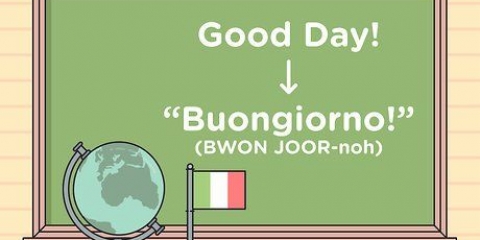 Diga olá em italiano