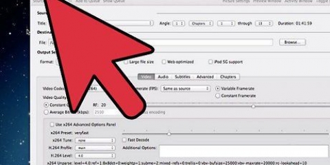 Usando o handbrake em um mac