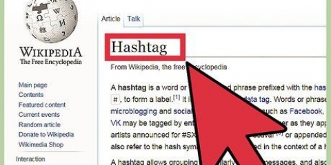 Usando hashtags no twitter