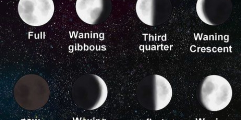 Reconhecendo se a lua está crescendo ou minguando