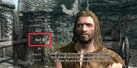 Criando o personagem certo para você em skyrim
