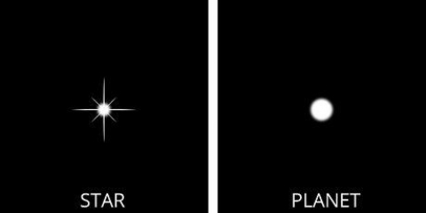 Veja a diferença entre planetas e estrelas