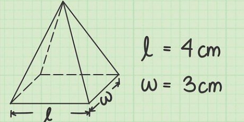Calculando o volume de uma pirâmide
