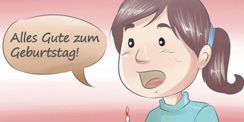 Feliz aniversário para alguém em alemão
