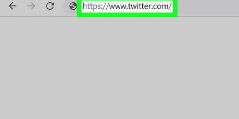 Twittar alguém