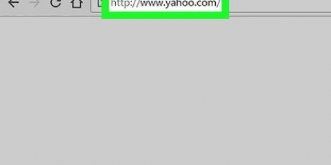 Faça login na sua conta de e-mail do yahoo