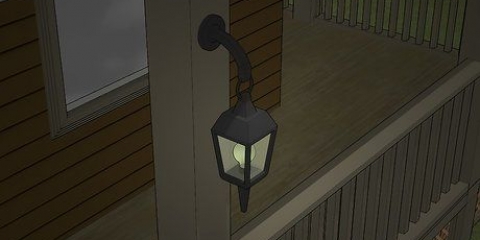 Mantenha os insetos longe de uma lâmpada de pátio