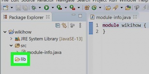Adicionar arquivos jar a um caminho de construção no eclipse