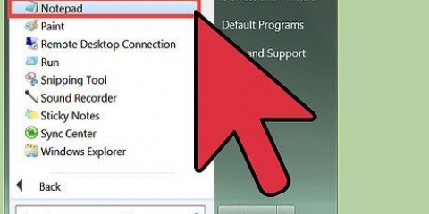 Desligue o computador com o bloco de notas