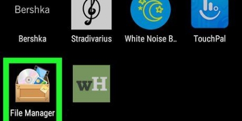 Encontre seus downloads em um android