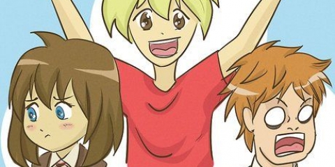 Agindo como um personagem de anime ou mangá