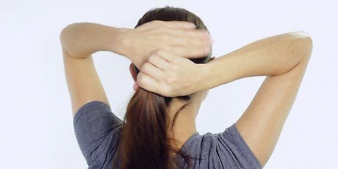 Prenda o cabelo com um lápis