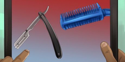 Cortar o cabelo com navalha